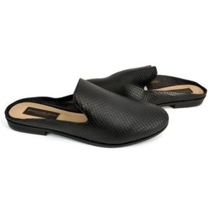 Donna Karan Women's Black Mule Loafers Size 9.5 M